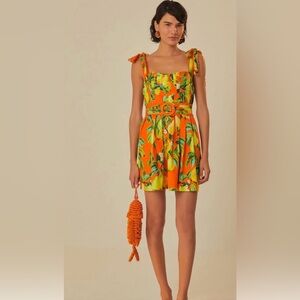 NWT Farm Rio Women's Chic Pears Minidress